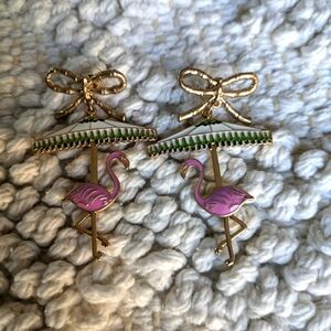 Flamingo earrings